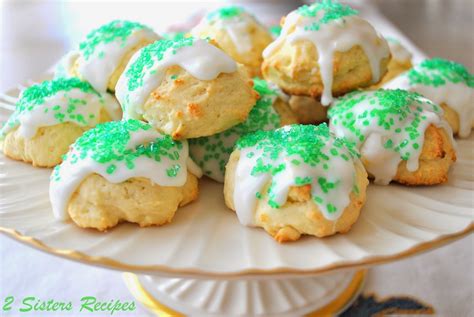 Our favorite christmas cookie recipes will soon become your favorites too! Italian Lemon Cookies with Lemon Glaze for Christmas! - 2 Sisters Recipes by Anna and Liz