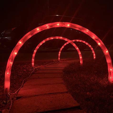 Joiedomi Candy Cane Arch Pathway Markers Lights Joiedomi