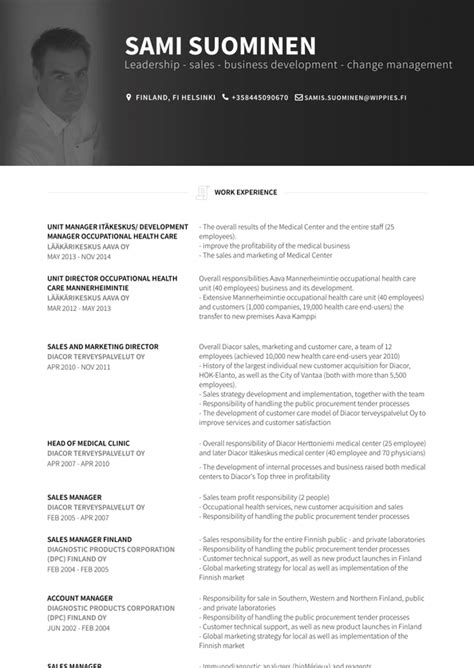 Unit Manager Resume Samples And Templates VisualCV