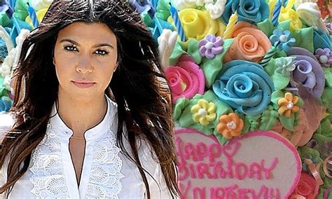 Kourtney Kardashian Shares Photo Of Elaborate Birthday Cake Daily