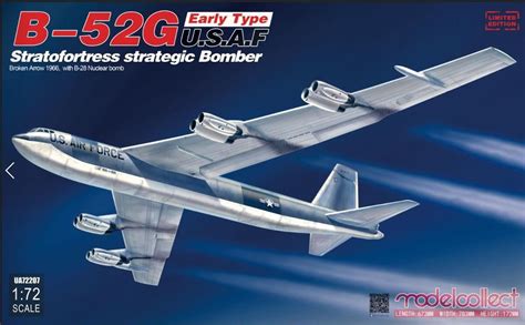 172 Modelcollect B 52g Early Type Usaf Stratofortress Strategic