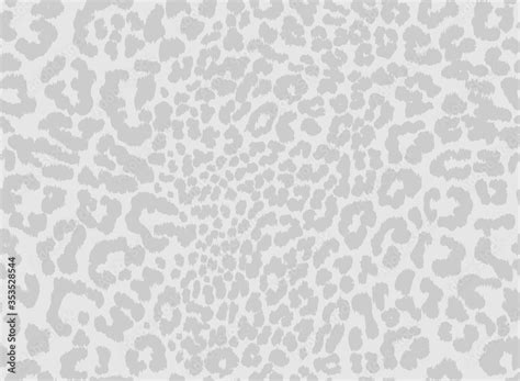 Leopard Print Seamless Pattern Design With Subtle Light Grey Textured