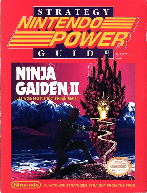 Nintendo Nintendo Power 15 Ninja Gaiden Ii Strategy Guide Vg Ebay