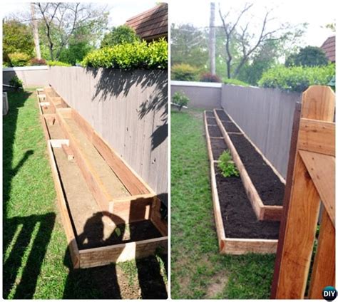 Awasome How To Build A Raised Garden Bed Against A Fence References