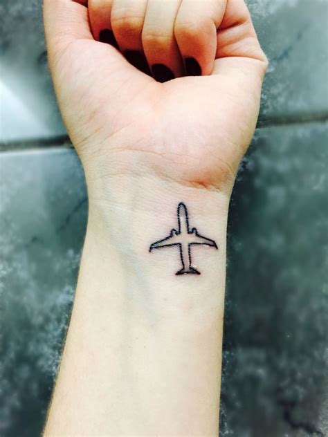 Airplane Tattoo ️ Lovely Airplane Tattoos Tiny Tattoos For Girls