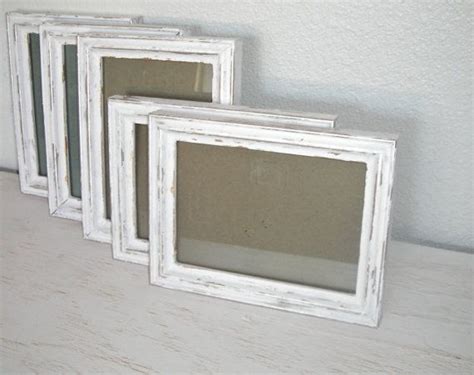 Creamy White Distressed Picture Frames By Shesitsbytheseashore 5900