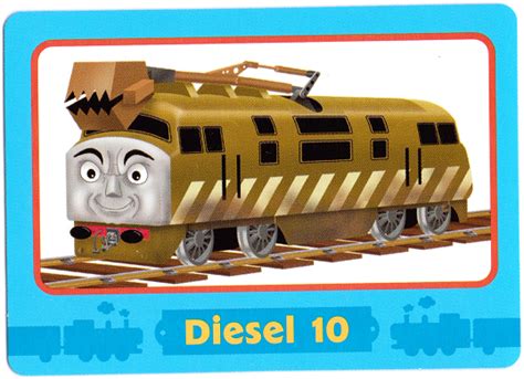 Image Diesel10tradingcardpng Thomas The Tank Engine Wikia Fandom