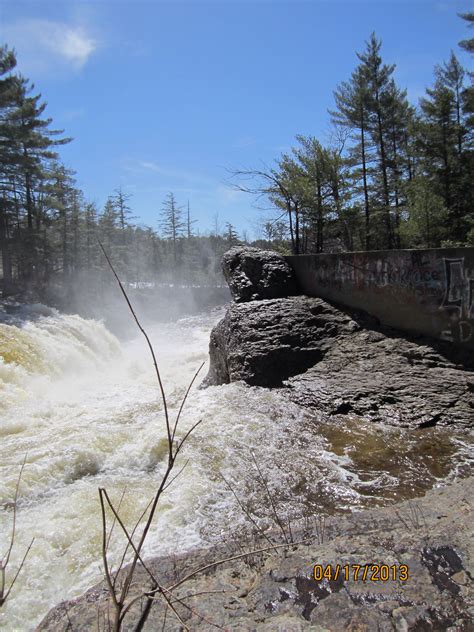 Rapids On The Moose River Western Adirondack Mts Natural Landmarks