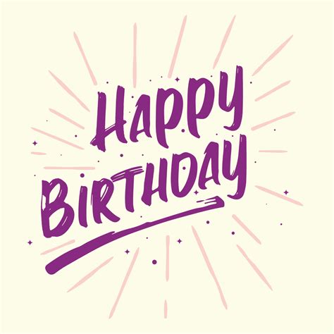 Happy Birthday Beautiful Greeting Card Poster 545683 Vector Art At Vecteezy