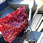 Oilcloth Red Spotty Beach Bag By Love Lammie Co Notonthehighstreet Com