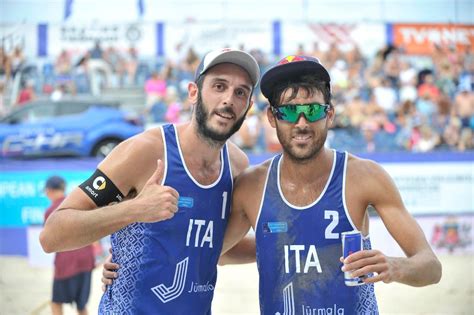 Beach volley, Europeo 2017 Jurmala. Lupo/Nicolai in ...