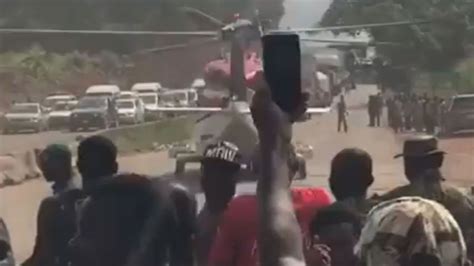 Nigeria Ore Road Helicopter Picked Up Stroke Victim Bbc News