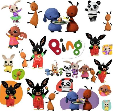 24 Clipart Of Bing And His Friends In Eps Png And Svg Format The