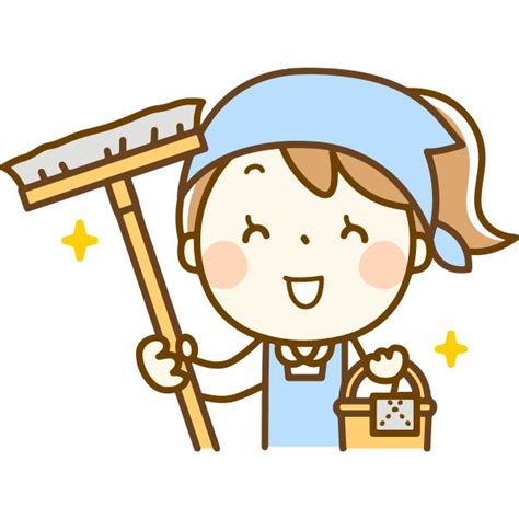 cartoon comic janitor cleaning イラスト 年末 イラスト 大掃除 スケジュール