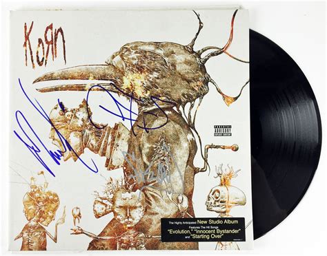 Lot Detail Korn Lot Of Two 2 Signed Items With Untitled Record