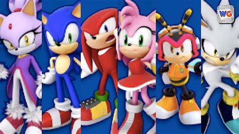 Sonic Dash All Characters Running Gameplay Youtube