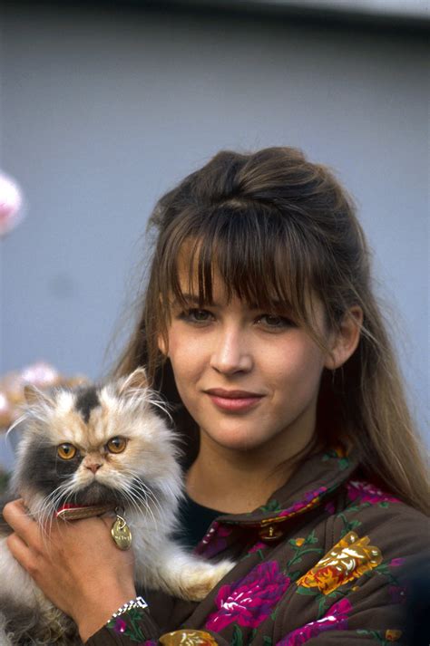 Sophie Marceau Photos Celebrities With Cats French Beauty French Actress Cat People Cat