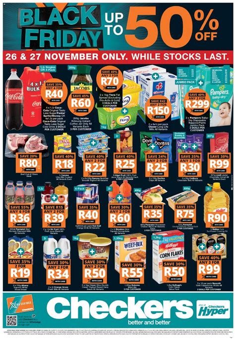 Updated 2020 Checkers Black Friday Deals Western Cape