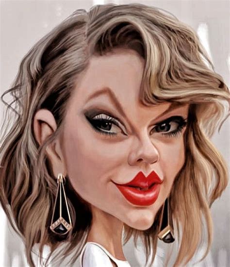 Taylor Swift Celebrity Caricatures Celebrity Drawings Caricature