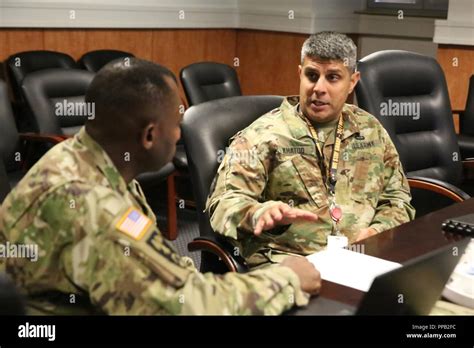 Us Army Col Neil Khatod Commander Of The 2d Theater Signal Brigade