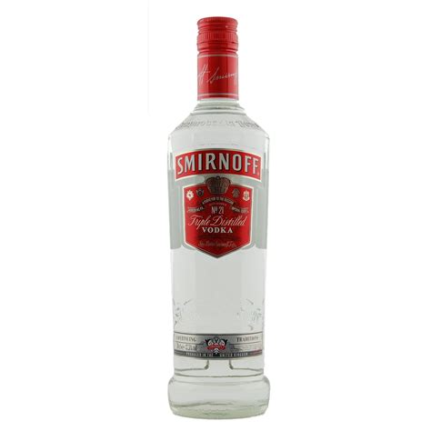 Smirnoff Red Label Vodka Bottle Sandhams Wine Merchants