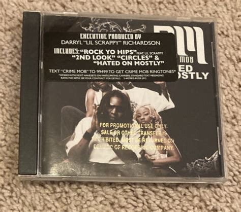 Crime Mob Hated On Mostly Clean Version CD EBay
