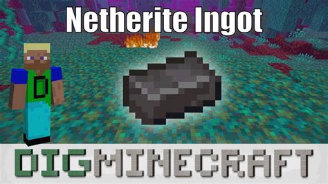 How To Get Netherite Ingot In Minecraft Nether Update Youtube