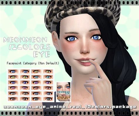 My Sims 4 Blog Eyes In 12 Colors By Meonmeonsims