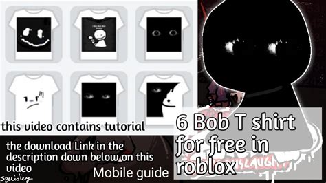 6 Bob T Shirt For Free FNF Roblox YouTube