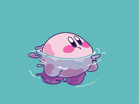 Yorozuna あめ玉さんのツイート ぷかぷか Kirby Art Kirby Character Kirby