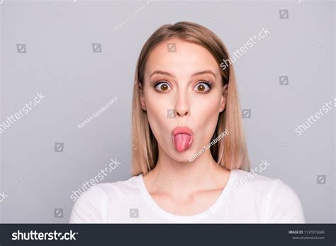 Women Tongue Out Over 83930 Royalty Free Licensable Stock Photos