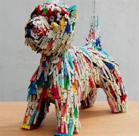 Recycled Toys Sculpture By Robert Bradford