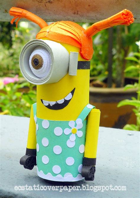 Minion Stuart In Dress Quilling 3d Paper Quilling Quilling Craft