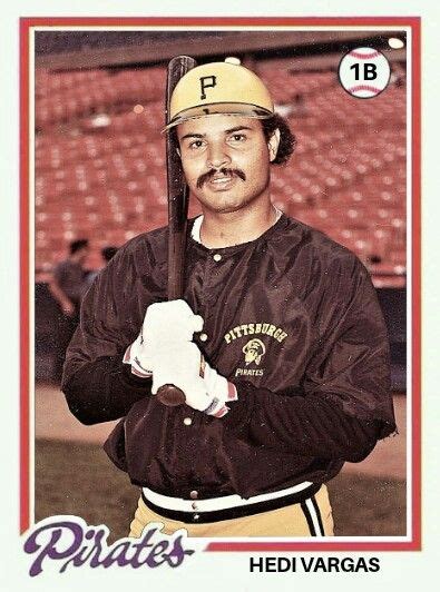 1978 Topps Baseball Design Hedi Vargas Baseball Cards Baseball