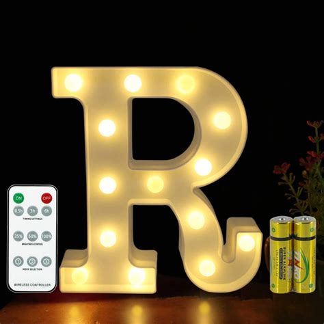 Honphier® Letter Lights Decorative Led Alphabet Lights Remote Control
