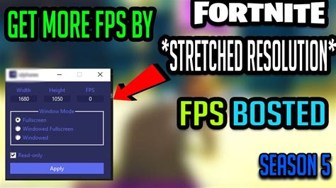How To Get Stretched Resolution In Fortnite Chapter 2 Season 5
