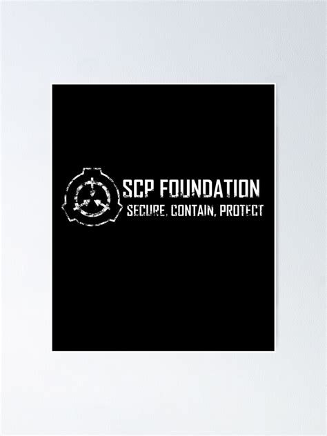 Scp Foundation Secure Contain Protect Poster For Sale By Rebellion