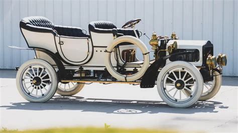 1904 White Model E 15hp Steam Car Rear Entrance Tonneau With Canopy