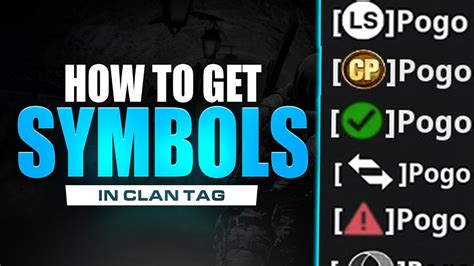 How To Get Symbols In Your Clan Tag On Modern Warfare 2 Patched