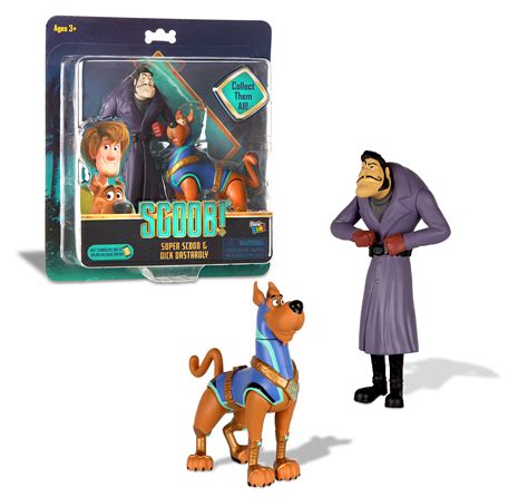 Shaggy Dick Dastardly Scoob Action Figure X 6 Multi Pack New Scooby