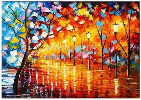 Beautiful Palette Knife Oil Painting High Quality Abstract