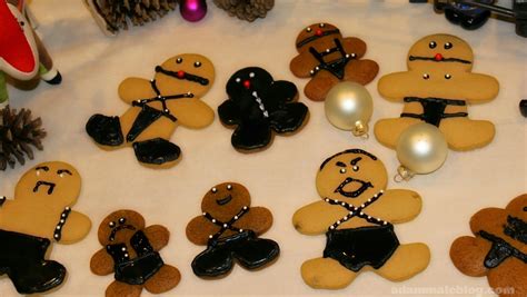 Dirty Santa Professional Chef Creates Adult Themed Gingerbread Cookies
