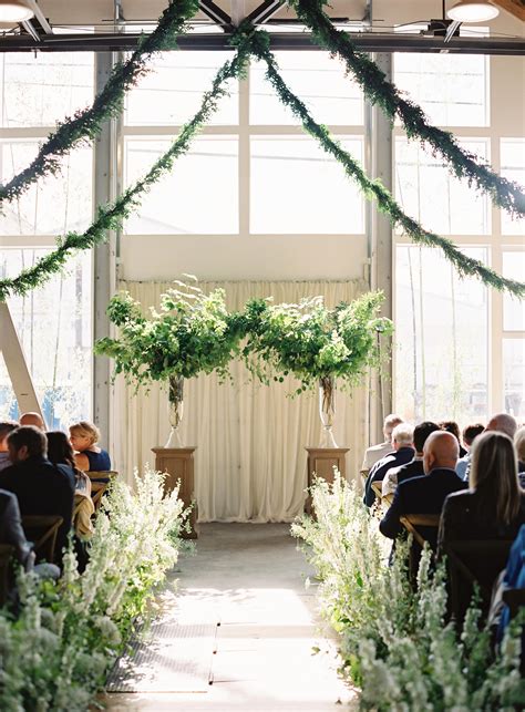 Greens Turned A City Wedding Into A Garden Oasis