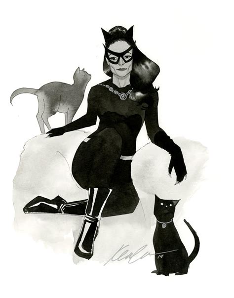 Eartha Kitt As Catwoman Heroescon 2014 Sketch By Kevinwada On Deviantart