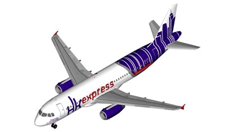 Hk Express Airbus A320 Winglets 3d Model