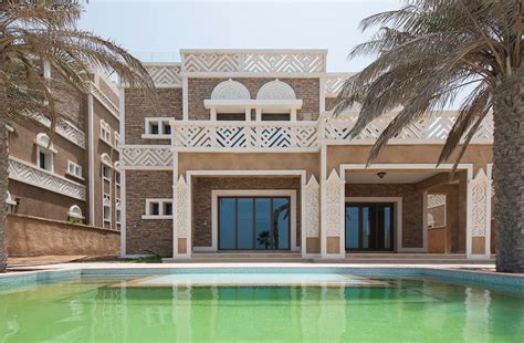 A New Seaside Dubai Villa That Pays Homage To Traditional Arabic