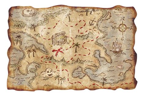 Pirate Treasure Maps Pirate Maps Buried Treasure Pirate Theme
