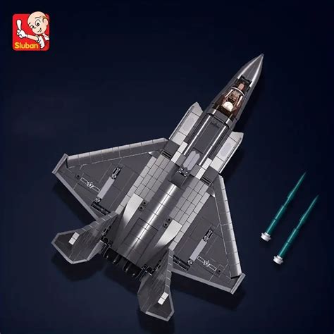 Sluban Military Stealth Aircraft Building Blocks Educational Temu