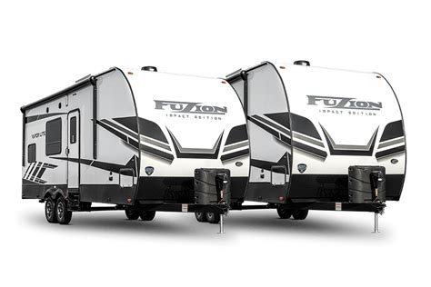 Keystone Fuzion And Fuzion Impact Series Toy Hauler Rvs Offer Luxury