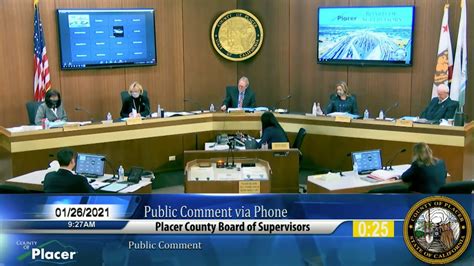 12621 Placer County Board Of Supervisors Meeting Youtube